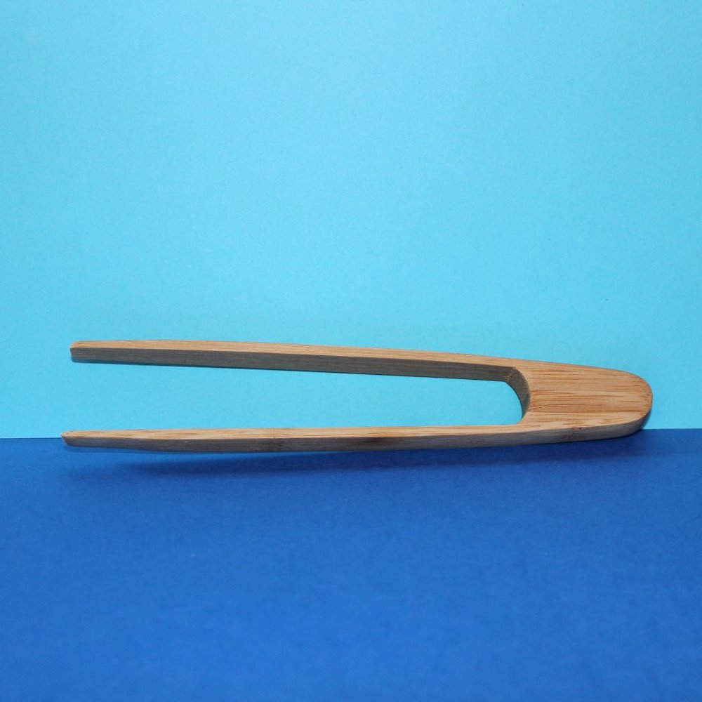 Miniature Bamboo Tongs with Magnet